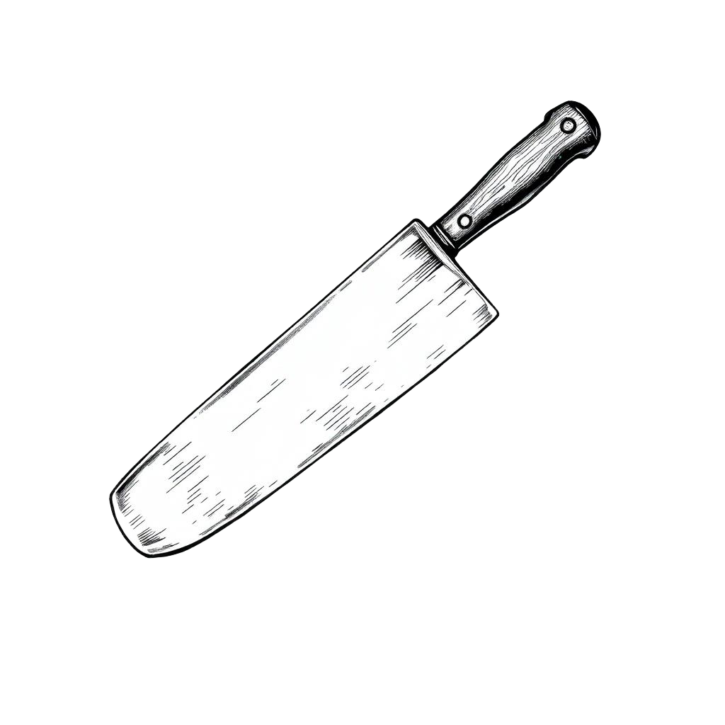 Hand-drawn knife